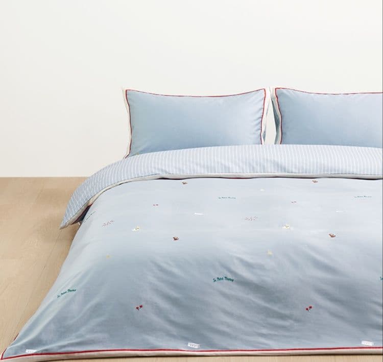 布団カバー セット 優雅な眠り刺繍入り寝具セット