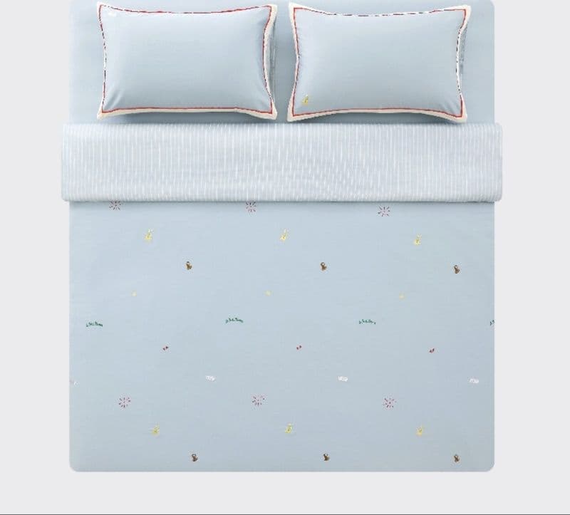 布団カバー セット 優雅な眠り刺繍入り寝具セット