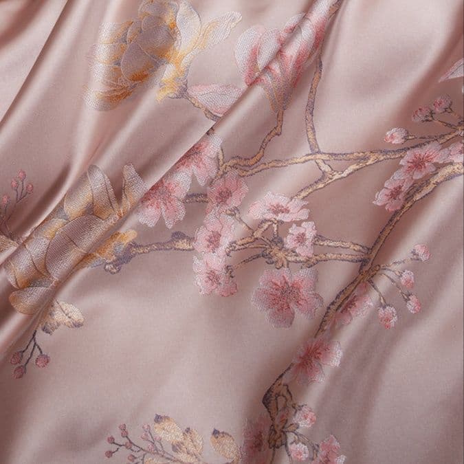 布団カバー セット 高級桜花刺繍